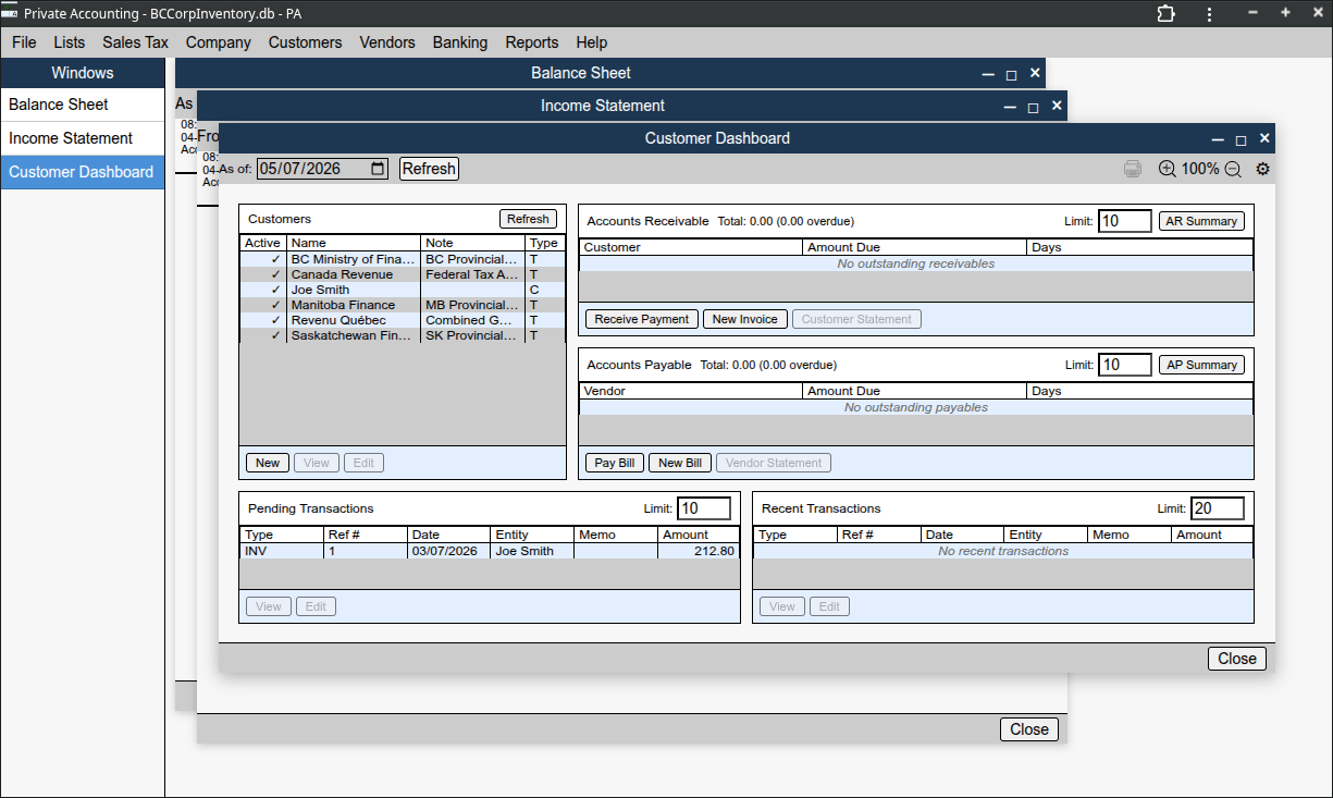 Private Accounting screenshot 4